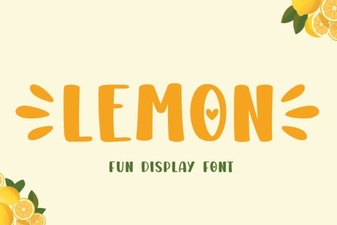 Design & Use Your Fresh Lemon Font