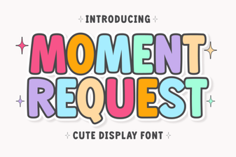 Creative Typography Ideas with Moment Request Font