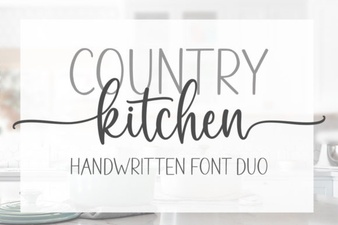 Country Kitchen Fonts: Cozy & Creative Typography Projects