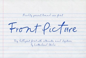 Designing with Front Image Typography